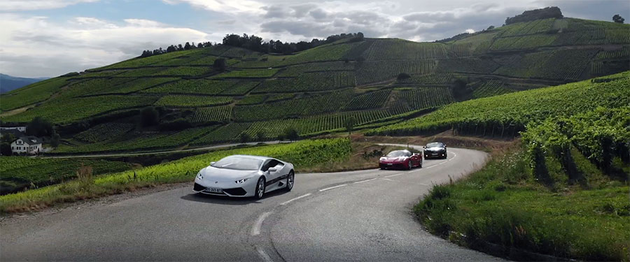 Road Trip en Ferrari en Alsace