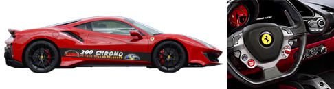 Fahrertraining in einem Ferrari 488 GTB